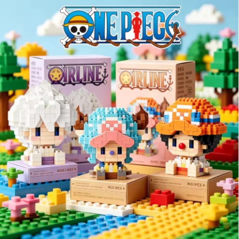 3D Printing Lego - ONE PIECE Sonnengott Nika Luffy Mikro-Baustein