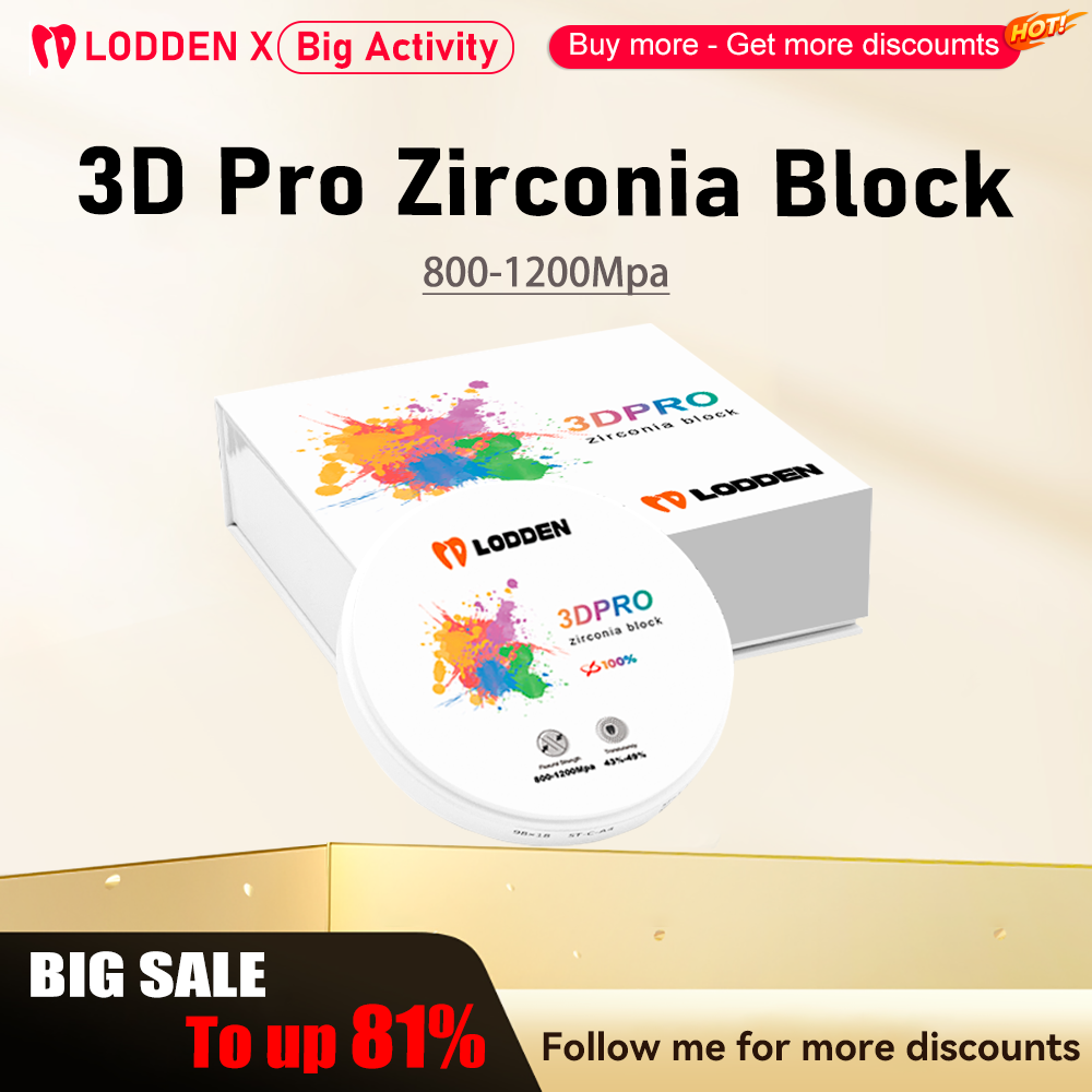 3D Printing Lego - Dental-Zirkonoxidblock 3D PRO Mehrschichtige Zirkonoxidscheibe 98