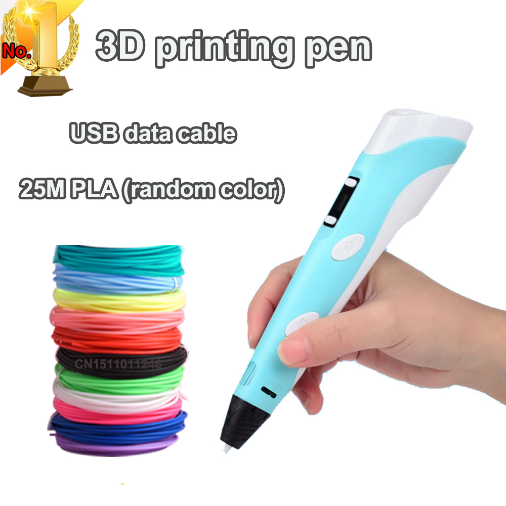3D Printing Nylon Filament - Elektronischer 3D-Druckstift mit LED-Anzeige, 25 m,