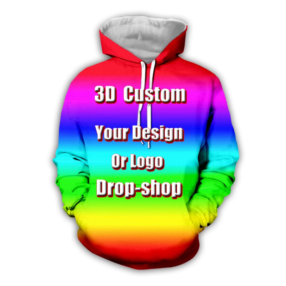 3D Printing Foto - DIY Custom Volle druck 3D Hoodies