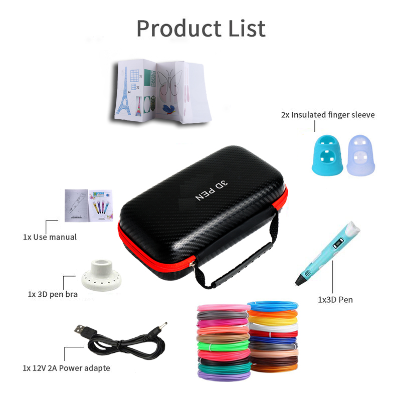 3D-Stift mit LCD-Bildschirm, k – 3D Printing Nylon Filament Bewertung und Preis
