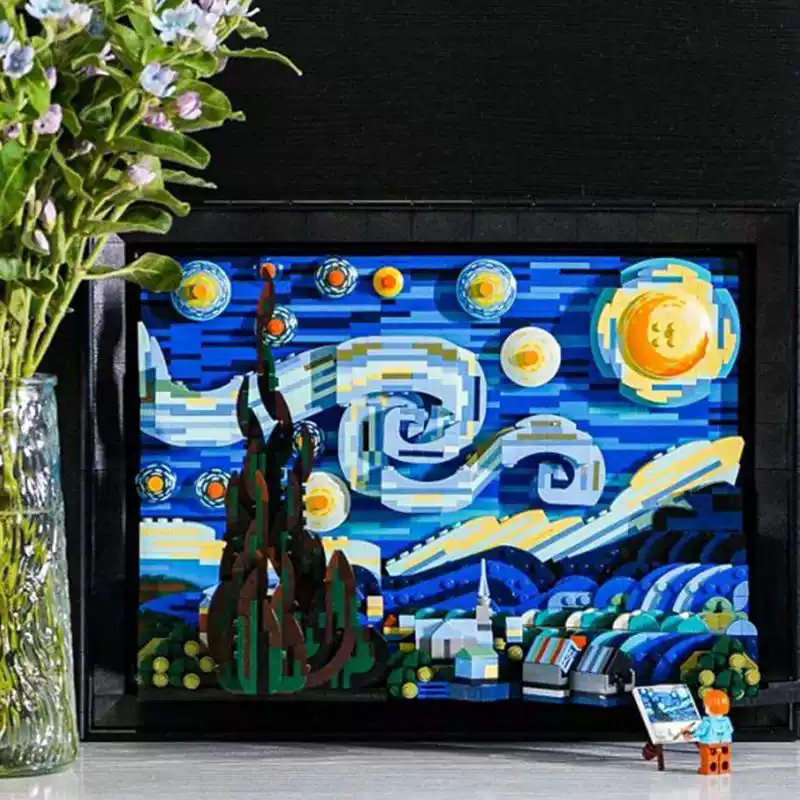 Van Gogh Sternennacht 3D-Baust – 3D Printing Lego Bewertung und Preis