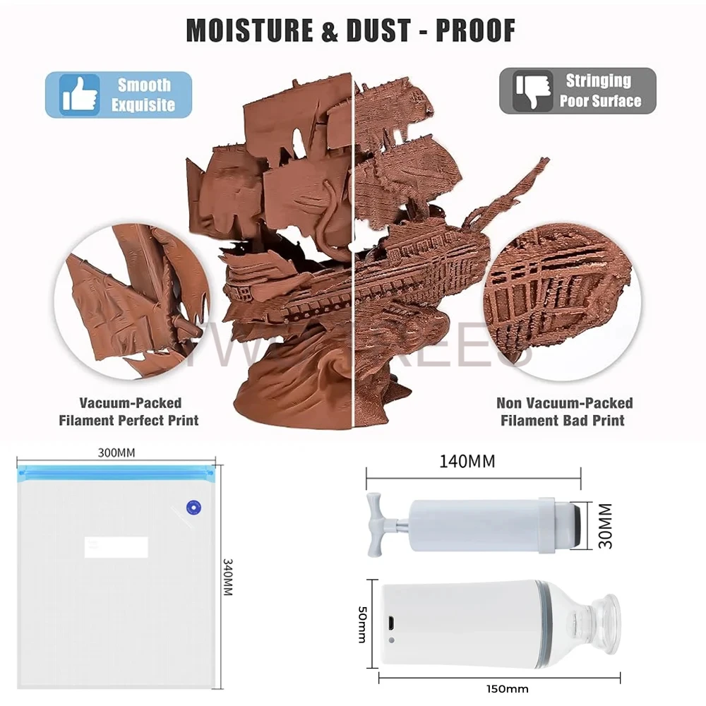 3D-Druck Vakuumbeutel Filament – 3D Printing Nylon Filament Bewertung und Preis
