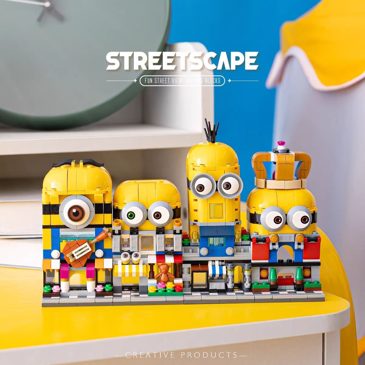 4-in-1 Minions Cartoon Straßen – 3D Printing Lego Bewertung und Preis