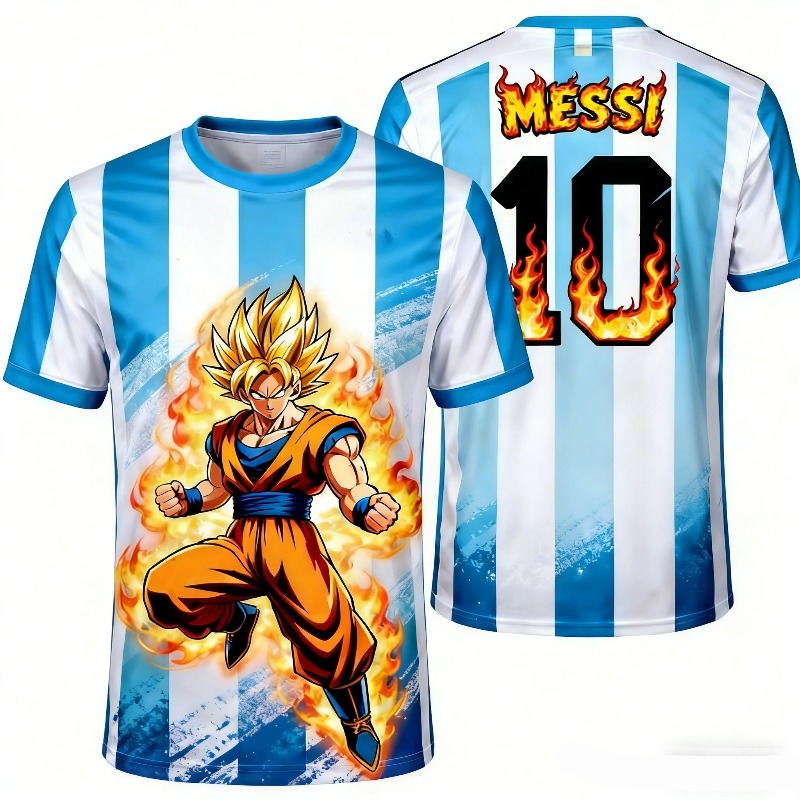 Dragon Ball Z Goku x Messi Arg – 3D Printing Z Hop Bewertung und Preis